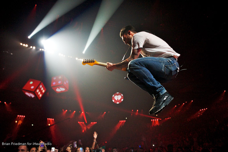 Adam Levine of Maroon 5, 2013 iHeart Radio Music Festival, MGM Grand Garden Arena, Las Vegas, NV