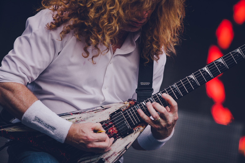 Dave Mustaine of Megadeth, Aftershock 2013, Discovery Park, Sacramento, WA